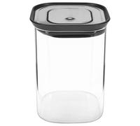 Lurch 240841 - Tarro de cristal de borosilicato y tapa de plástico con cierre hermético y válvula de baja presión, 1100 ml
