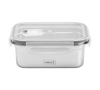 Lurch 240891 Fiambrera de Acero Inoxidable de Alta Calidad con Tapa de plástico sin BPA, 800 ml, Plata