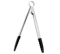 Lurch 33702 Tango-Pinzas de Cocina con Cabezal de Silicona (24 cm), Acero Inoxidable, Plata/Gris