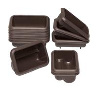 Lurch 585077 FlexiForm - Juego de 12 moldes para 12 tacos pequeños (9,1 x 5,6 x 3,9 cm), 100% silicona sin BPA