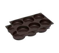 Lurch 585081 FlexiForm Burger Buns - Juego de 2 moldes de silicona para 6 patatas (10 cm), color marrón