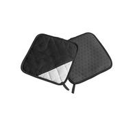 Lurch 70091 Soporte para ollas de Silicona/Tela en Color Negro, 2x20x20cm