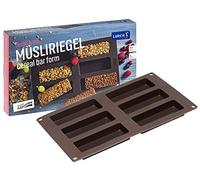 Lurch 85083 Molde de Granola Bar FlexiForm 'Silicona 30 x 17,5 cm, Color marrón
