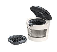 Lurch Cortador de ajo en gris/blanco, 20 x 15 x 10 cm