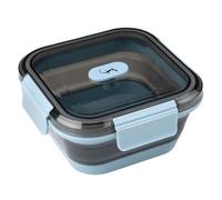 Lurch Fiambrera de silicona, 700 ml, plegable y a prueba de fugas, fiambrera para viajes