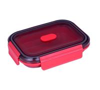 Lurch Fiambrera de silicona plegable up & down 800 ml, color rosa