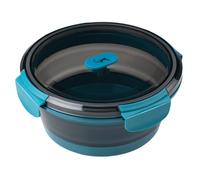 Lurch Fiambrera de silicona redonda de 800 ml, plegable, a prueba de fugas, para viajes