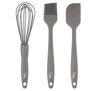 Lurch Flexi Starter Tools - Juego de 3 espátulas para masa, cepillo, batidor, hornear, juego básico