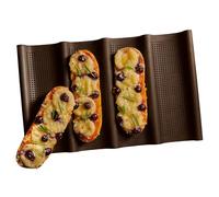 Lurch FlexiForm 85089 - Alfombrilla para baguette (silicona, 32,5 x 20,5 cm), color marrón