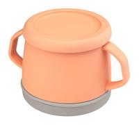 Lurch Little Snackbox Soft Apricot Snackbecher Snackdose Snackdose Silikon Reutilizable Safe BPA frei Kinder Baby