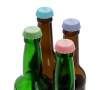 LURCH Tapón para botellas de cerveza, tapa de silicona, reutilizable
