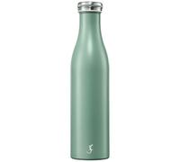 LURCH Termo de acero inoxidable, 0,75 L, en Salvia oscura, la botella perfecta para viajes