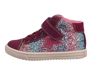 Lurchi 84L1063005, Zapatillas, Deep Purple-Rainbow Glitter, 28 EU