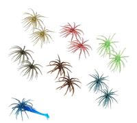 Lure Bait for Black Pits, Simulation Sea Erizo Bait, Tentácle Creature Lure, Lifelike Soft Sea Erizo Fishing Lure with Multiple Tentácles for Bass Trout Crappie (12 unidades)