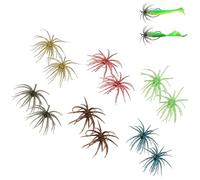 Lure Bait for Black Pits, Simulation Sea Urchin Bait, Tentácle Creature Lure, Soft Artificial Sea Erizo Fishing Lure for Bass Trout Crappie, Freshwater Saltwater (12 unidades)
