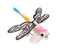 Lure Dragonfly Fishing Baits - Dragonfly Lures, DragonNfly Fishing Lures, Realistic LureEs DragonflyS Shape Bait with Hook, Fly Bait Double Skirted Wings Lurs for Ponds