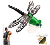 Lure Dragonfly Fishing Baits,Insect Fishing Lures Dragonfly Lures Bait with Hooks,7g Life-Like,For Rivers, Ponds, Saltwater, Coastal Areas (F)