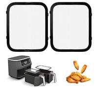 LURICO 2 Piezas Protección contra salpicaduras de malla fina de acero inoxidable para Ninja Airfryer AF400EU e AF451EU, protección contra salpicaduras de grasa Fácil de Limpiar