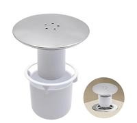 LURNODY Cubierta de Ducha de Baño, Filtro Desague Ducha,Cubierta de Drenaje de Suelo,Tapa Desague Ducha, Cubierta de Repuesto para Desagüe de Ducha,Atrapa Pelos Ducha, Fácil de Instalar