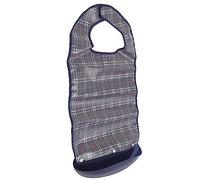 Lurrose 1 Babero Para Adultos Baberos Para Adultos Camisa De Tela De Rizo Desechable Pañuelo Bufanda Lavable Para Ancianos Para Comer Adultos Delantal Para Comer Babero Para