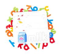 Lurrose 1 Juego Bloques de Madera Educativos para Aprendizaje del Alfabeto Juguete Interactivo de Ortografía Didáctico para Estimulación y Desarrollo Motor