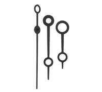 Lurrose 1 Juego de Agujas de Reloj pulidas compatibles con Movimientos NH35/364R/7S, Kit de Agujas de Reloj de Metal de precisión, Piezas para restauración (Negro)