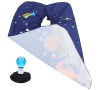 Lurrose 1 Juego De Paño De Peluquero Plumero Para El Cuello Capa De Corte De Pelo Para Niños Cepillo De Cristal De Tela Para Bebé
