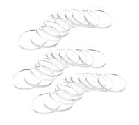 Lurrose 1 Juego Junta Antideslizante Separadores De Mesa Transparentes Almohadillas Antideslizantes Vaso Cristal Tablero Perforado Fieltro Espaciador De Goma para Mesa De Vidrio 30 Piezas