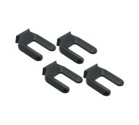 Lurrose 1 Juego Retenedor De Rueda para Reemplazo Ruedas De Muelle Estrellarse Tope De Rueda De Cama Calzo De Rueda Agarre Automóvil Almohadilla Enfocar Pequeño Tapón Caucho Negro 4 Piezas