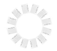 Lurrose 1 Juego Tarjeta De Felicitación Felicitaciones Tarjetas De Bendicion Saludo Notas De Felicitaciones De Compromiso Tarjetas De Agradecimiento Conmemorativas Etiquetas Papel 50 Pcs