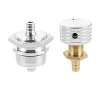 Lurrose 1 par de válvulas de vacío para pulverizador de salón con boquilla - Kit de ajuste de la fuerza de vacío para equipos de estética - Repuesto de control de aire - Ideal para centros de