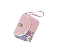Lurrose 1 Pc carteras de damas bolso de lona exterior bolsos monederos bolsa de pañales cartera pequeña para niñas personalidad billetera pequeña Paquete de toallas higiénicas b102