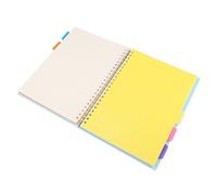 Lurrose 1 pieza Cuaderno Lateral Libreta Gruesa de Notas para y Papelería para Estudiantes y Actividades Escolares