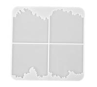 Lurrose 1 Pieza Molde de Mesa Playa Mini moldes para Pan decoración náutica decoración de Mesa Posavasos de Bricolaje Molde de Silicona Molde de la Estera de la Taza Gel de sílice