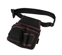 Lurrose 1 Pieza Organizador De Cubos De Electricista Bolsa De Técnico Bolsa De Cintura Multifuncional Bolsa De Herramientas De Electricista Bolsa De Bolsillo Cangurera 600d Negro