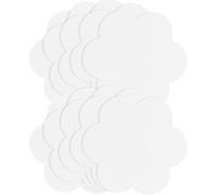 Lurrose 10 Paneles de Lienzo de Algodón Blanco para Pintar Textura Natural y Alta Absorción, Ideales para Creación Óleo y Acrílico en Arte y Manualidades