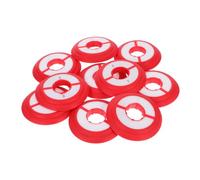 Lurrose 10 Piezas Bobinadora de Línea de Silicona para Carretes de Pesca Organizador Portátil con Diseño Cerrado Antienredos Compatible con Múltiples Grosores para Actividades al Aire