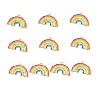Lurrose 10 Piezas Colgantes Coloridos de de Aleación para Diy Accesorios de Joyería de Moda para Pulseras Llaveros y Proyectos