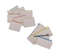 Lurrose 10 Piezas Estuche de Lona con Gran Capacidad Multifuncional para Lápices Cosméticos y Viaje Portátil para Escuela y Hogar Pack Unidades Colores Aleatorios Color Color Aleatorio