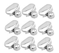 Lurrose 10 Piezas Soporte Montado En La Pared Soporte De Clip Estante Montado En La Pared Soporte De Espejo De Baño Soporte De Espejo De Baño Clip Soporte De Espejo Clips De Pared Soporte