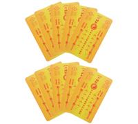 Lurrose 10 Piezas Tarjeta de Amuleto de Protección Taisui 2024, PVC | Portátil y Ligera, para Llevar o Colgar, Cabe en Bolsillos y Libros de Cuentas