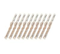 Lurrose 10 Rollos de Mezuzá Kosher para Puerta Judía 7,5 X 1 Cm, Pergamino de Bendición Hebreo Artesanal, Decoración Religiosa para Hogar y Símbolo de Protección Exterior