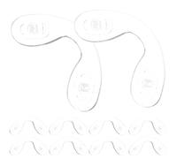 Lurrose 10 Uds Almohadillas Nasales De Silicona Para Gafas Accesorios Para Gafas Almohadillas Adhesivas Para La Nariz Almohadillas Para La Nariz Para Gafas De Sol Almohadillas Para