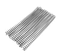 Lurrose 10 Unidades Anillas de Encuadernación Negras para Cuadernos, Diseño Resistente y Movimiento Suave, Tamaño 16 Mm, Material Plástico, Adecuado para Apuntes en Aula y Cuadernos DIY