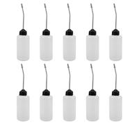 Lurrose 10 unidades de engrasadores para máquina de coser: dispensador de aceite para máquina de coser con boquilla de precisión para aguja - Recipiente rellenable para aceite