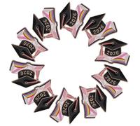 Lurrose 10 Unidades Insignia de Sombrero de Graduación 2026 Diseño de Birrete y Libro, Pin Conmemorativo Ligero para Ropa y Mochilas en Fiestas de Graduación