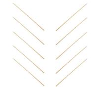 Lurrose 10 Varillas de Madera Maciza Redondas para Manipulación de Marionetas y Sombras, Acabado y Agarre Cómodo, Palos Beige para Manualidades y Modelado