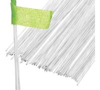 Lurrose 100 Piezas de Alambres para Ramos de Hierro Blanco, Flexibles y Fáciles de Usar para Decoraciones de Bodas y Proyectos DIY de Manualidades