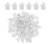 Lurrose 100 Piezas de Grullas de Origami de Papel Blanco, Ligeras y Fáciles de Montar, Ideales como Accesorios para Fotos y Decoración al Aire Libre
