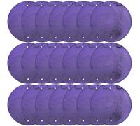 Lurrose 100 Piezas de Rodajas Redondas de Conchas Naturales Pulidas para Hacer Atrapasueños y Accesorios, Material Multifuncional para Manualidades en Fiestas de Despedida